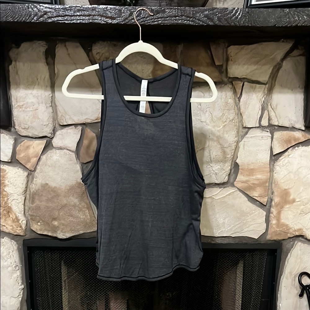 Women's Black Sleeveless Top